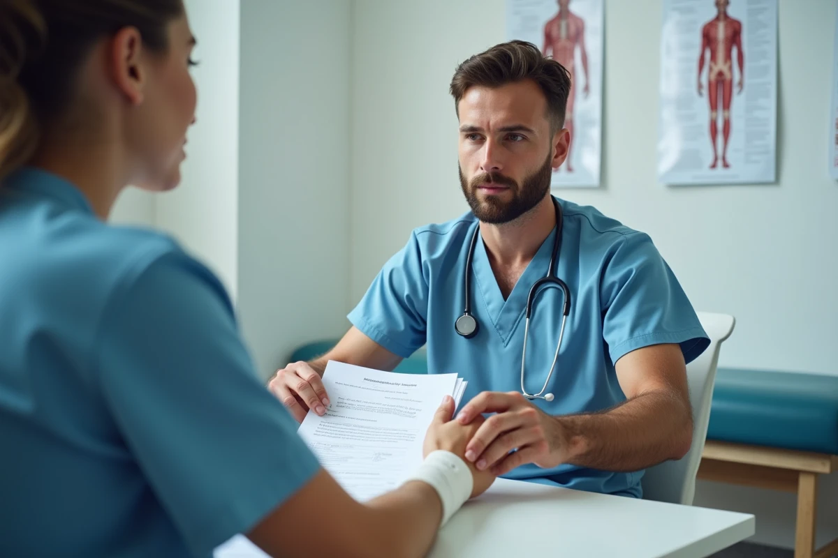 Consultation médicale pour évaluation du taux d'invalidité liée à l'algodystrophie